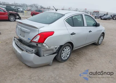 2014 Nissan Versa 1.6 S+ from USA, damaged, VIN 3N1CN7AP3EL800565